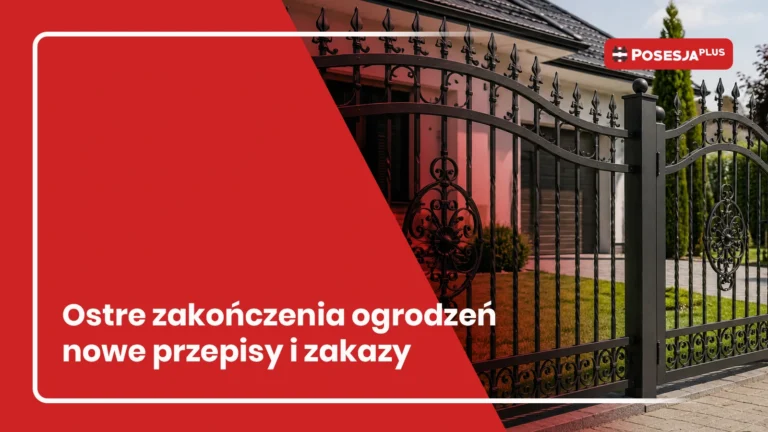ostre zakończenia ogrodzeń